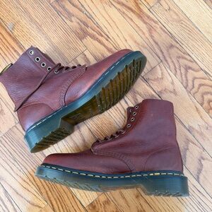 Dr. Martens Brown Leather Boots — sz 9